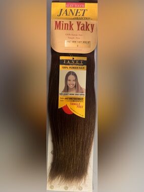 Janet Collection. 100% human hair. Mink yaky.